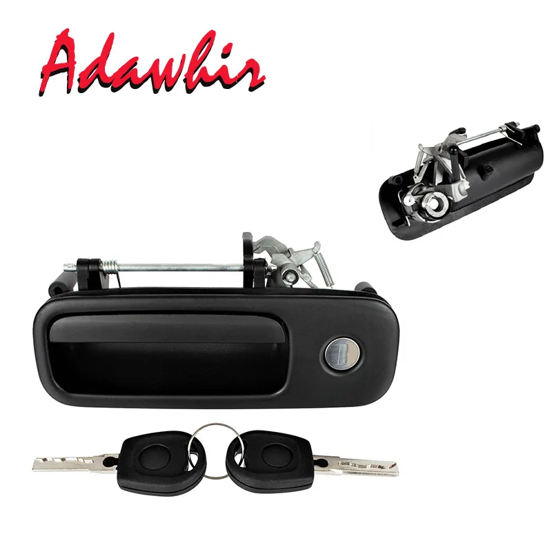 

1J6827297G 1J6827565B Tailgate Rear Outer Door Handle with Lock 2 Keys for GOLF IV Lupo Seat Arosa 1997-2006