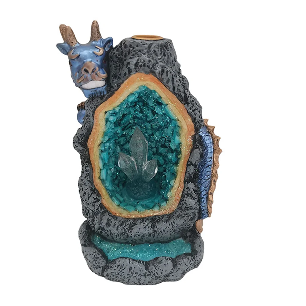 

Aromatherapy Incense Censer Glowing Incense Burner Resin Aroma Furnace (Blue)