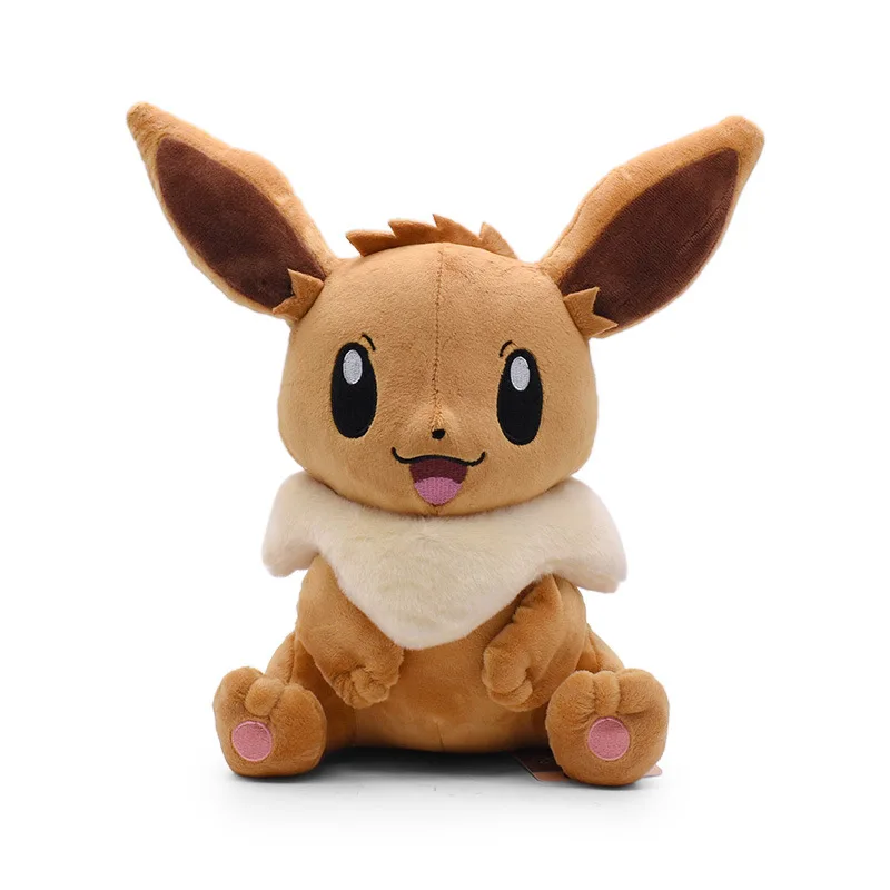 

30 см аниме Покемон милые Eevee Плюшевые игрушки Мягкая кукла Let's Go Покемон, монстр Eevee Подушка хлопок плюш для детей