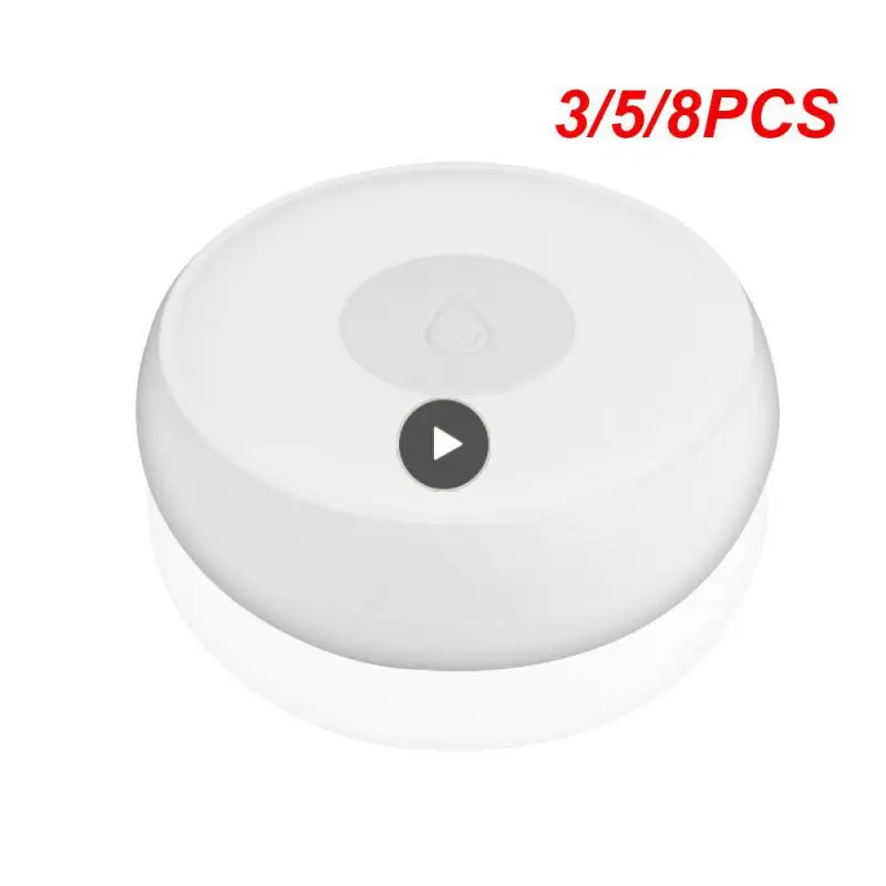 

3/5/8PCS Water Leak Alert Detection Water Level Detector Zigbee Wireless Flood Detector Mini Smart Home
