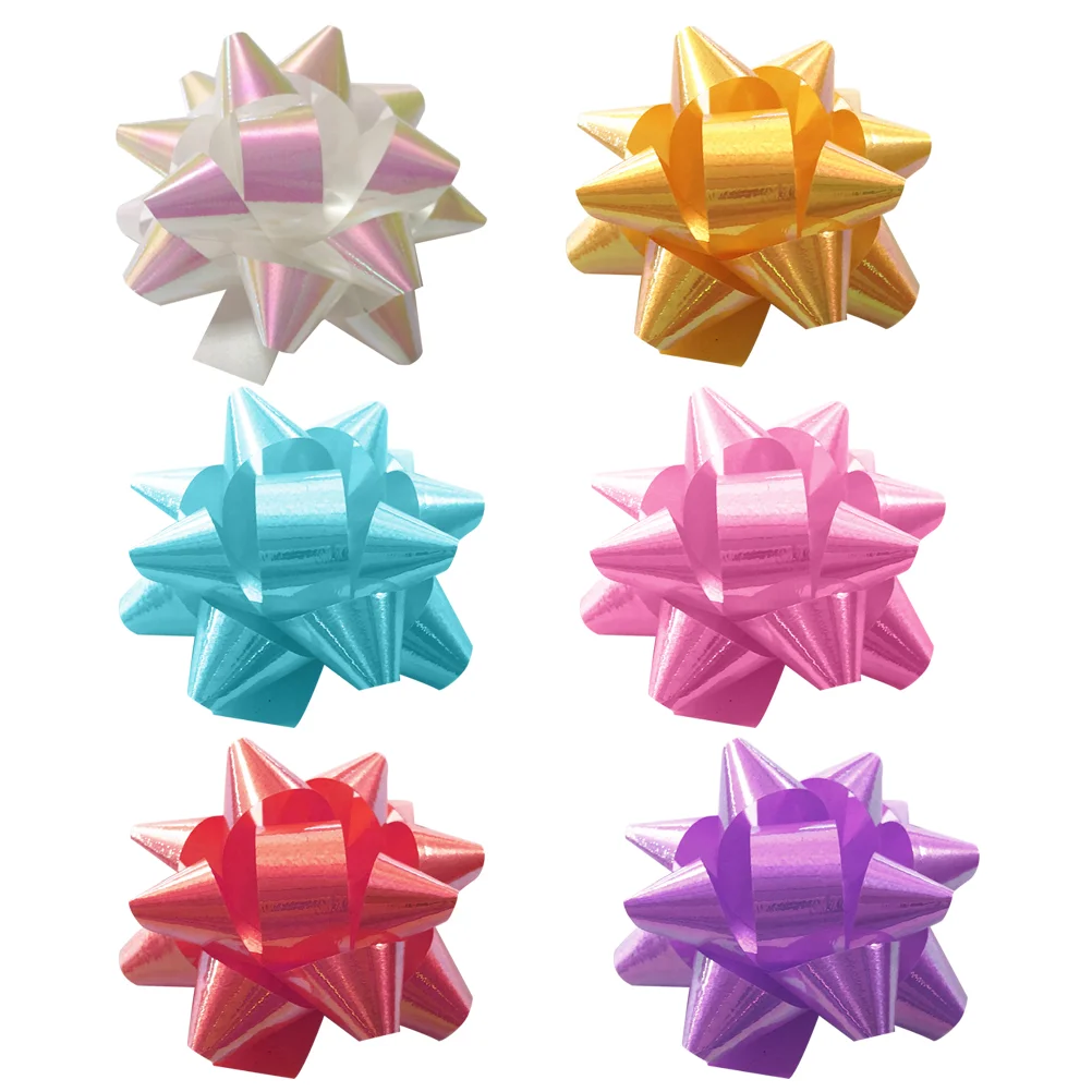 

70pcs Christmas Bows Star Bows Candy Box Present Decoration Bows for Birthday Shower Wedding Supplies ( Mixed Color )