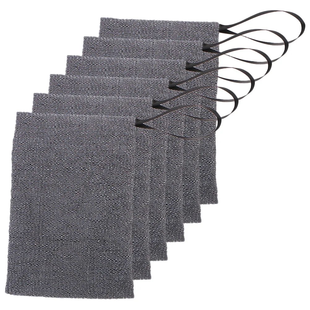 

6Pcs Skin Care Scrubber Shower Exfoliating Soap Pouch Soap Bags For Soap Bars Soap Scrubber Pouch for Friends Shower