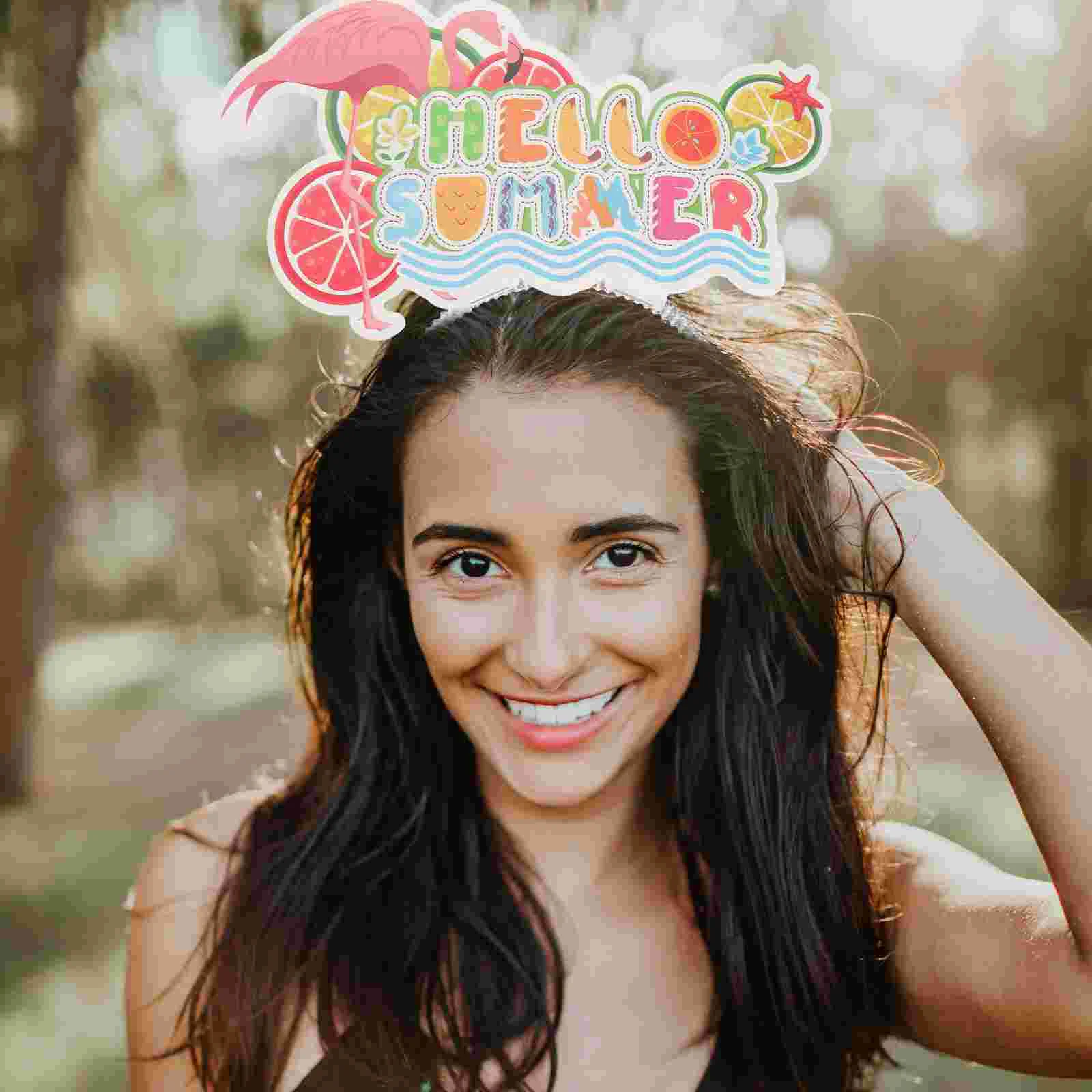 6-шт гавайская повязка на голову летняя для девочек реквизит фотосессии с