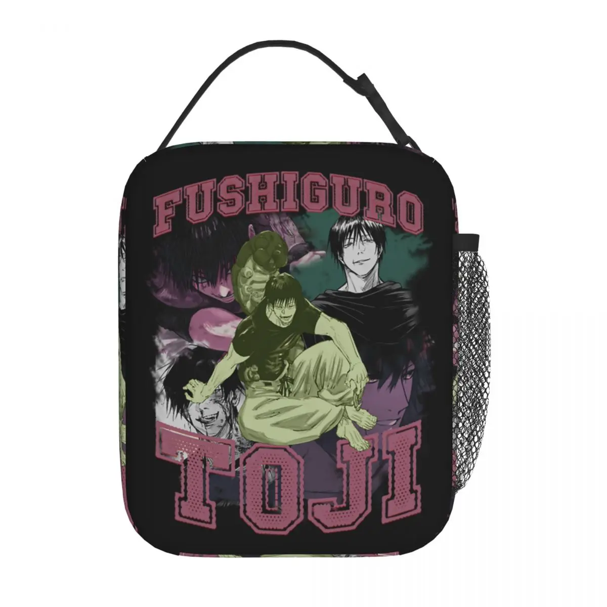 

Toji Fushiguro Jujutsu Kaisen Insulated Lunch Bags Cooler Meal Container Anime Manga High Capacity Tote Lunch Box Office Travel
