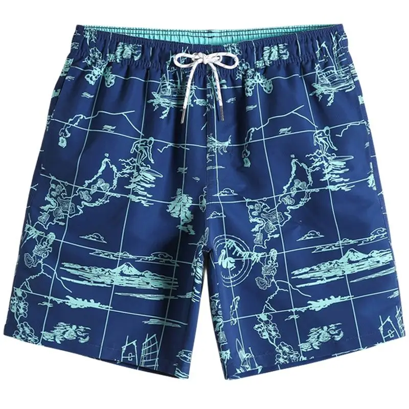 

Плавательные Пляжные штаны для отдыха на море большие свободные повседневные мужские шорты большие трусы плавки