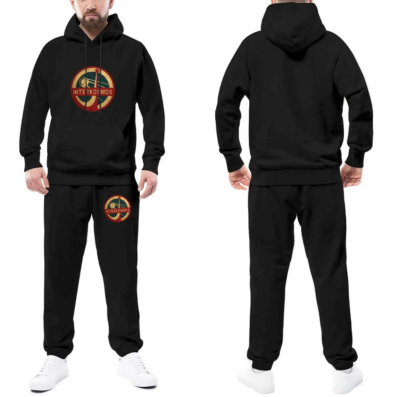 

Cccp Interkosmos Space Yuri Gagarin Tracksuits Male Celebrity Hoody Sweatpant Set Two Piece Casual Hooded Set Retro Jogger Sets