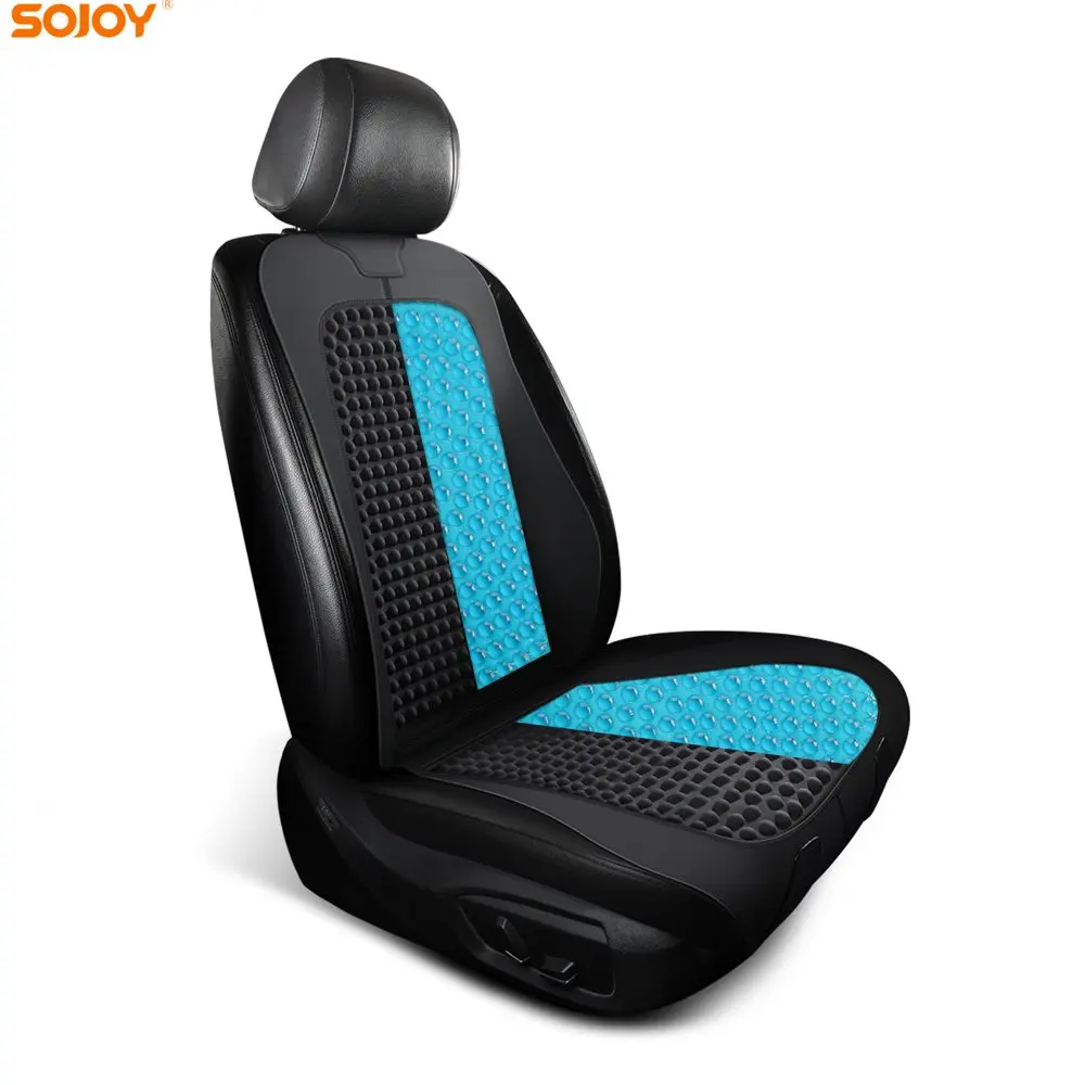 

Гелевый Чехол на автомобильное сиденье, охлаждающая Подушка на автомобильное сиденье для передних сидений, цвет черный