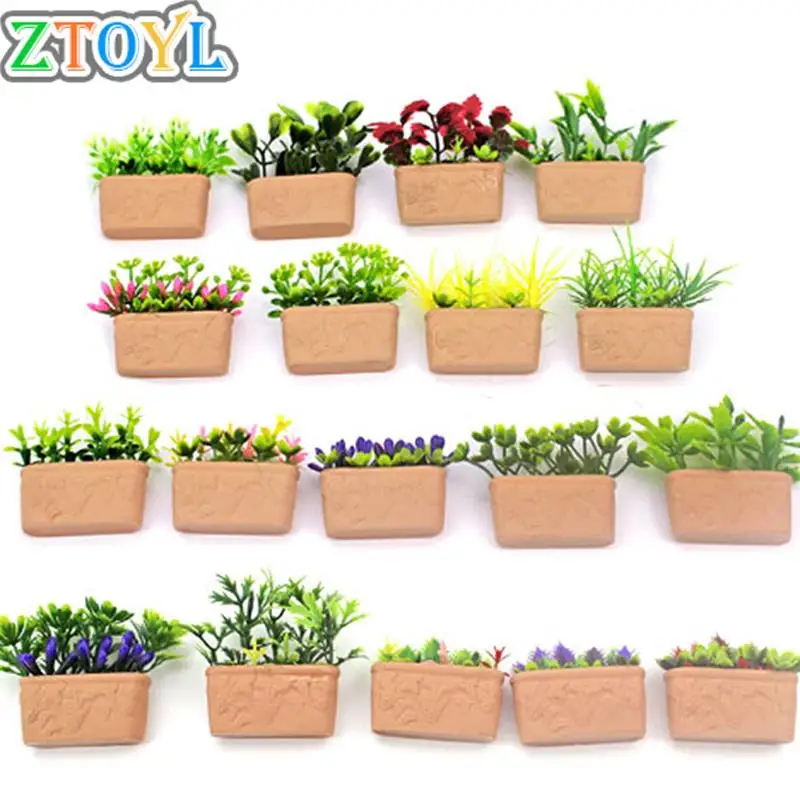 1/12 кукольный домик искусственный цветок Миниатюрная модель мини изысканное