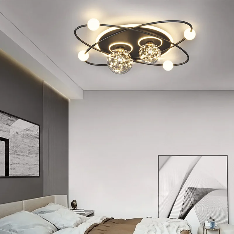 

Gypsophila Ceiling Light Child Room Eye Protection Ceiling Lamp Indoor Living Room Bedroom Dining Room Decoration LED Lights