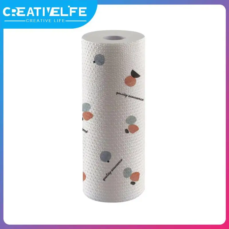 

Non Woven Dish Cloth Household 20x20cm Dishwashing Wipe Oil-free Wet And Dry Rag Kitchen Tools Absorbent Lazy Dish Cloth Printed