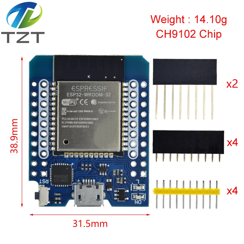 Умная плата для разработки Интернета вещей с Wi-Fi и Bluetooth | Электронные компоненты