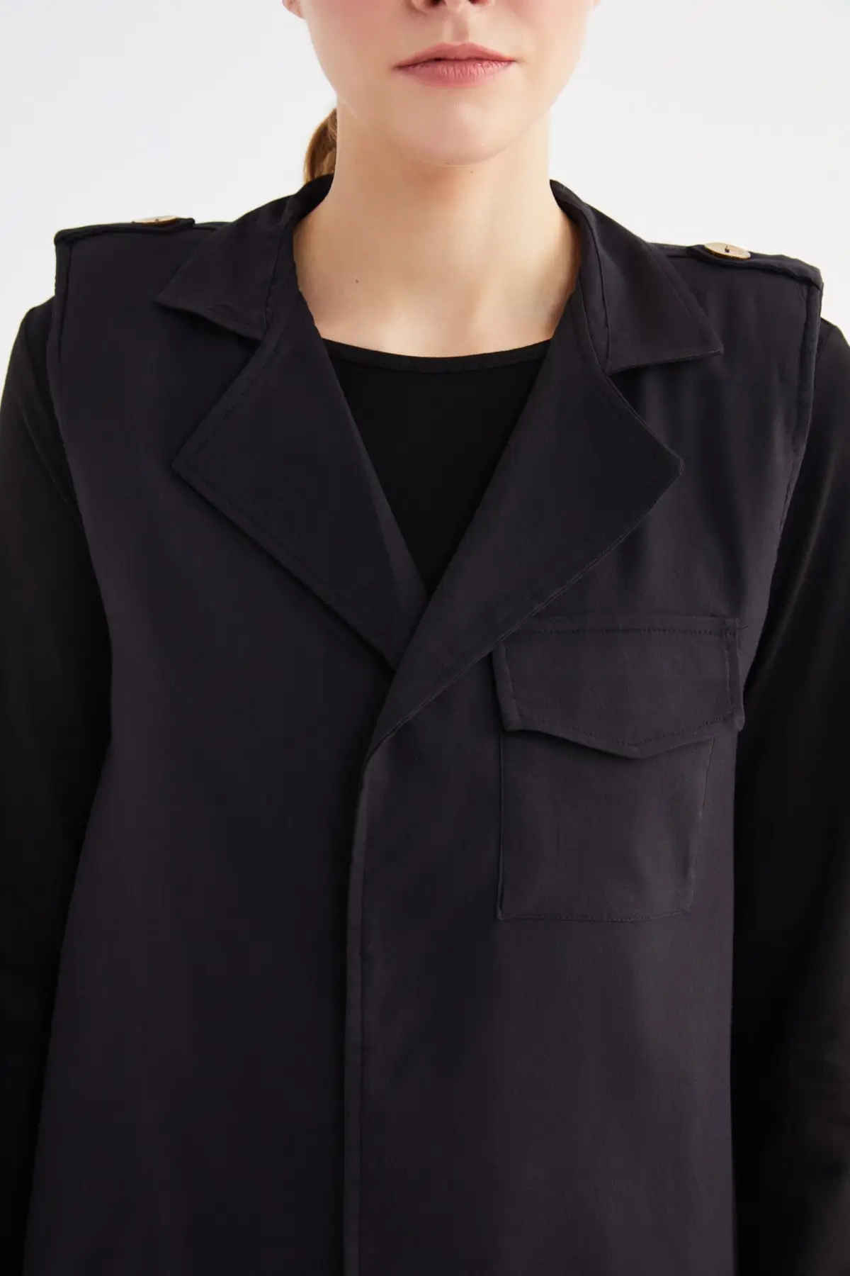 

Trendyol Shirt Collar Vest TCTSS21YE0037