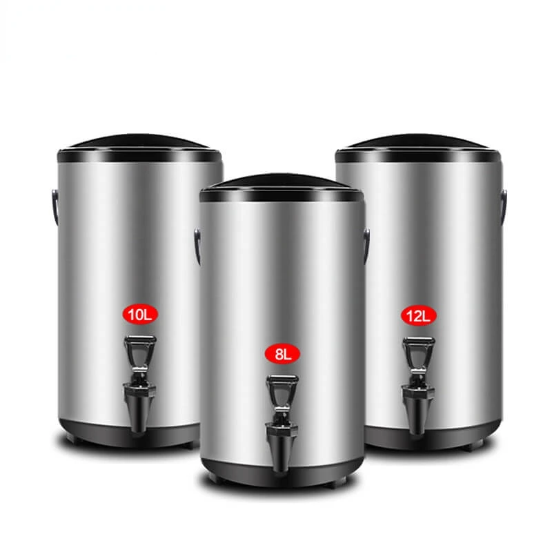 

Milk Tea Container 8l 10l 12l drum insulation barrel hot water dispenser boiler hot drink dispenser