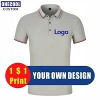 onecool polo shirt custom logo causal print personal company group brand embroidery men and women clothing summer 9 colors tops