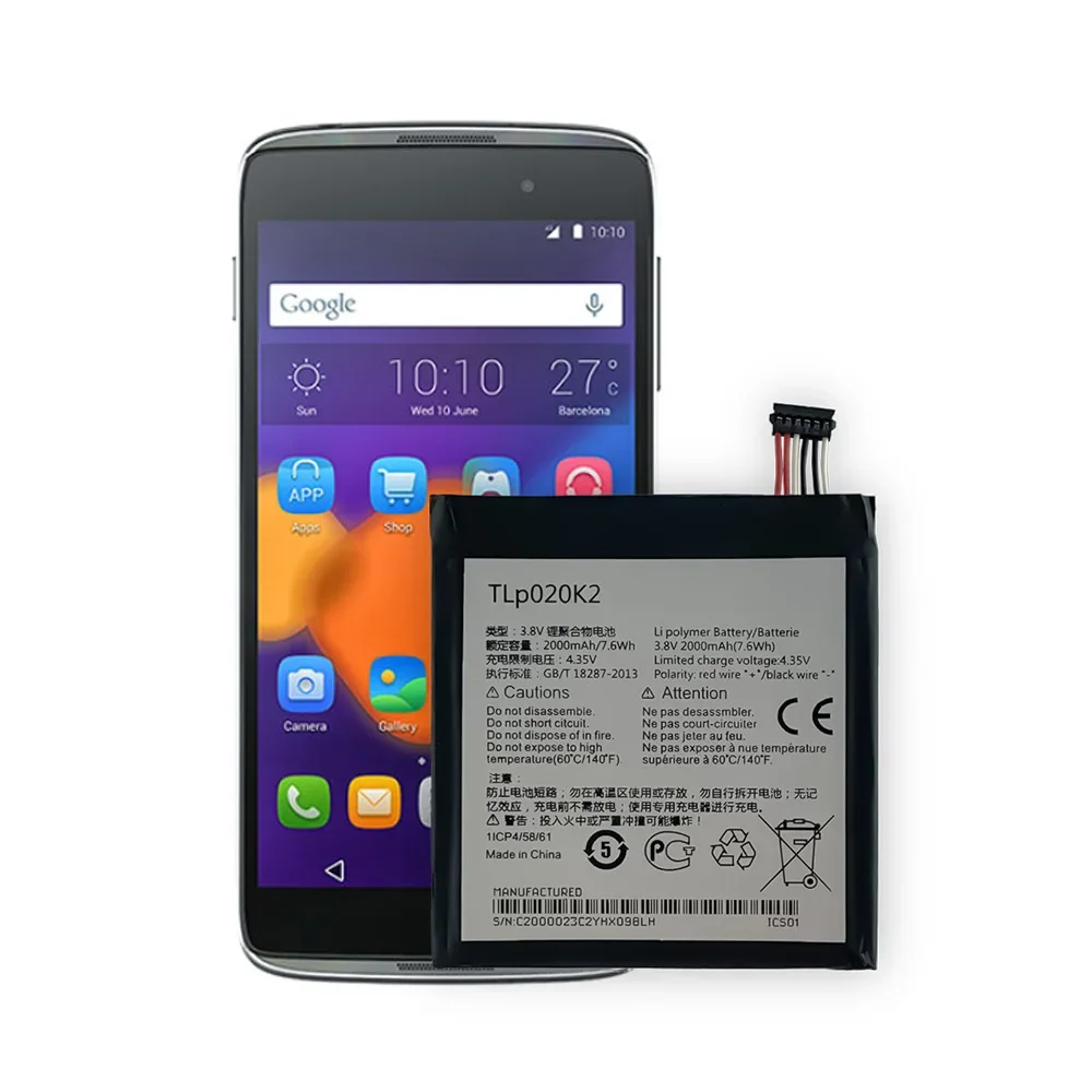 Высококачественная сменная батарея для Alcatel 6039H K Y 6039 TLp020K2 новые встроенные
