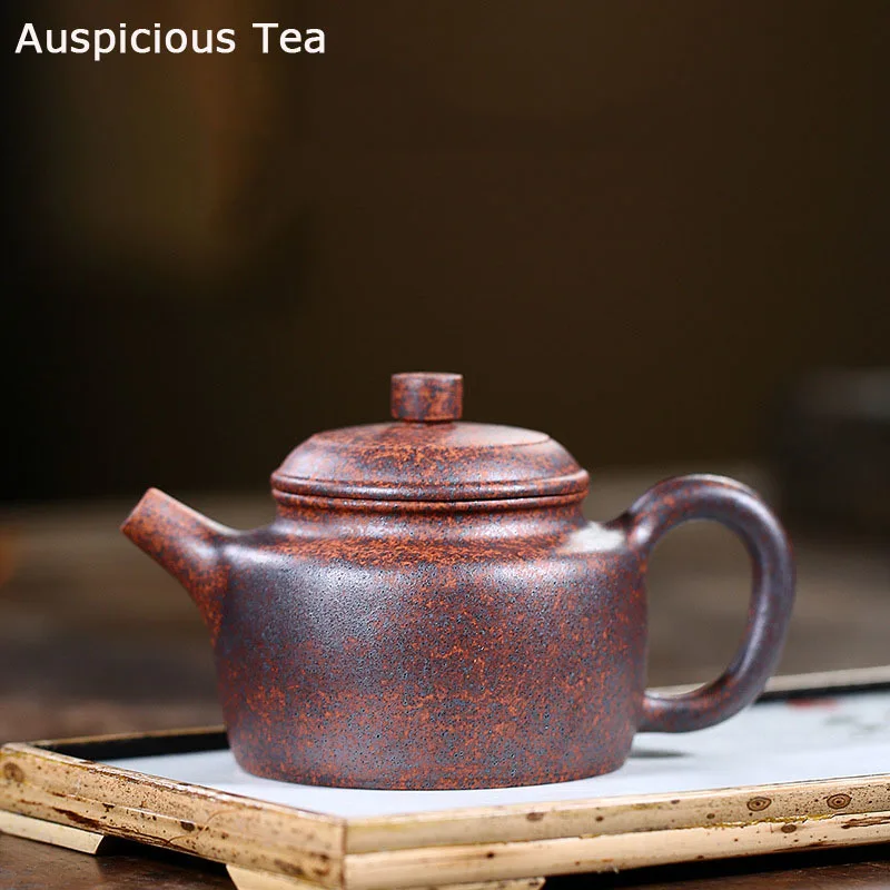

260ml Chinese Yixing Tea Pot Tradition Firewood Kiln Change Purple Clay Teapot Handmade Filter Beauty Kettle Tea Ceremony Gifts