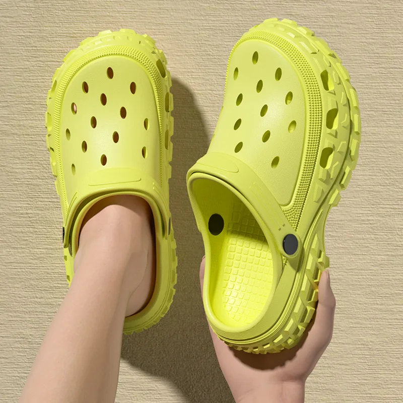 Летние новые уличные повседневные сандалии на толстой подошве модные трендовые