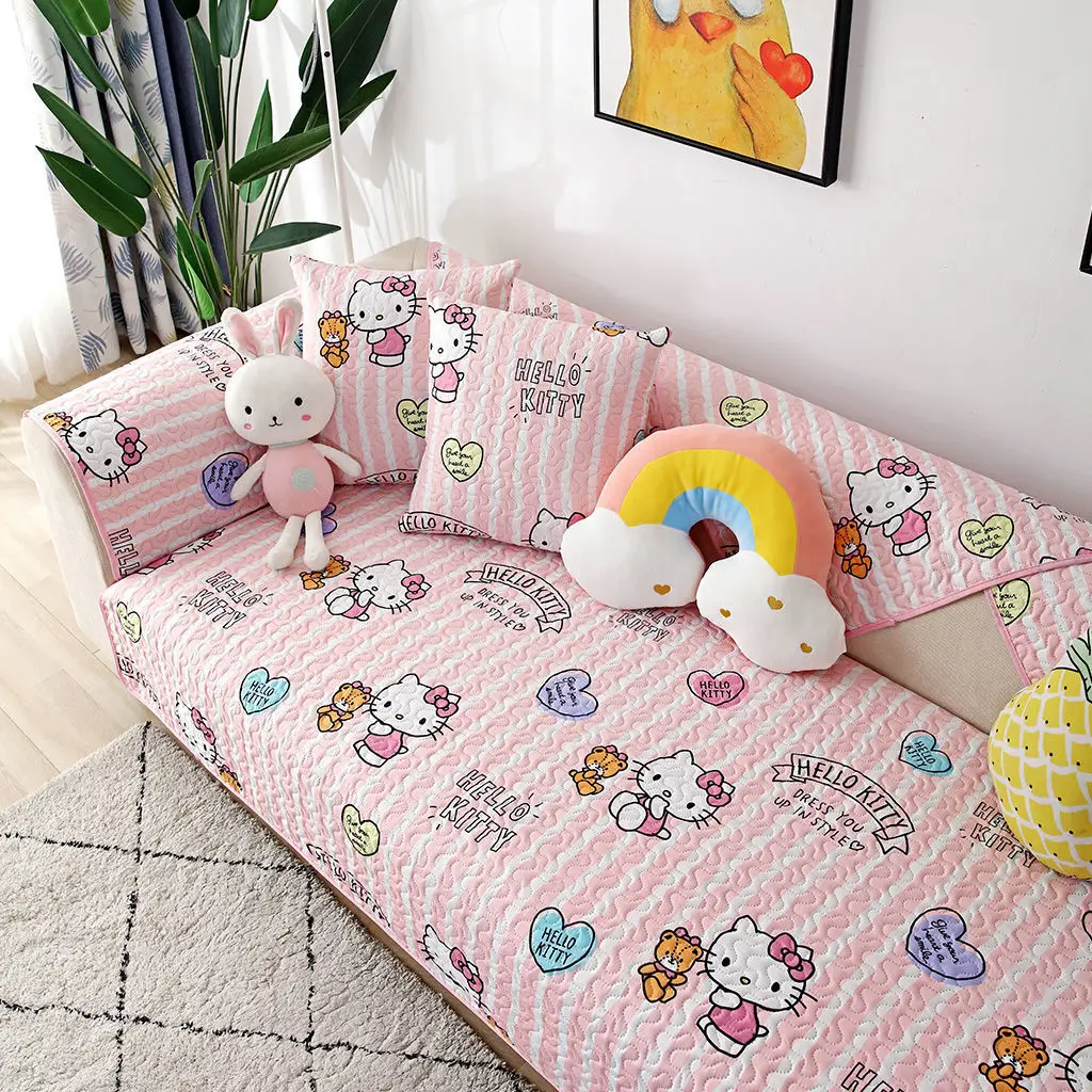 1 шт. Подушка для дивана Hello Kitty на все сезоны длинная нескользящая подушка