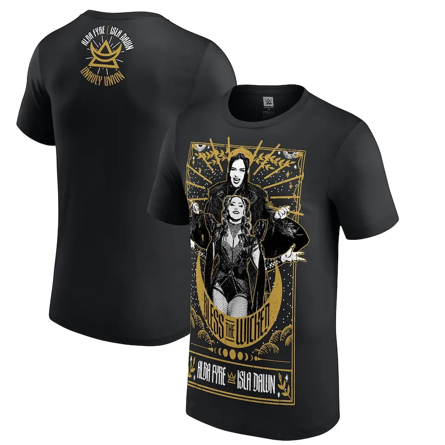 Мужская черная футболка с изображением Исла рассвета и альбы Файр