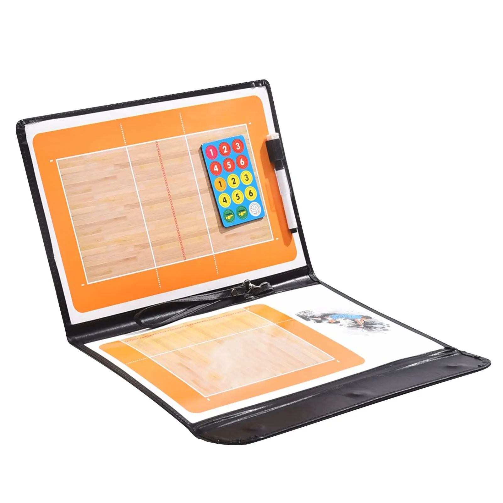 

Coaches Board Collapsible Volleyball Coaching Board For Volleyball Training Dry Erase Tactics Coach Board Clipboard With Marker