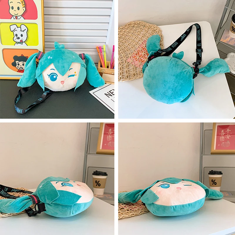 Hatsune Miku плюшевая сумка на плечо Kagamine Len шнурке большая упаковка мягкие плюшевые