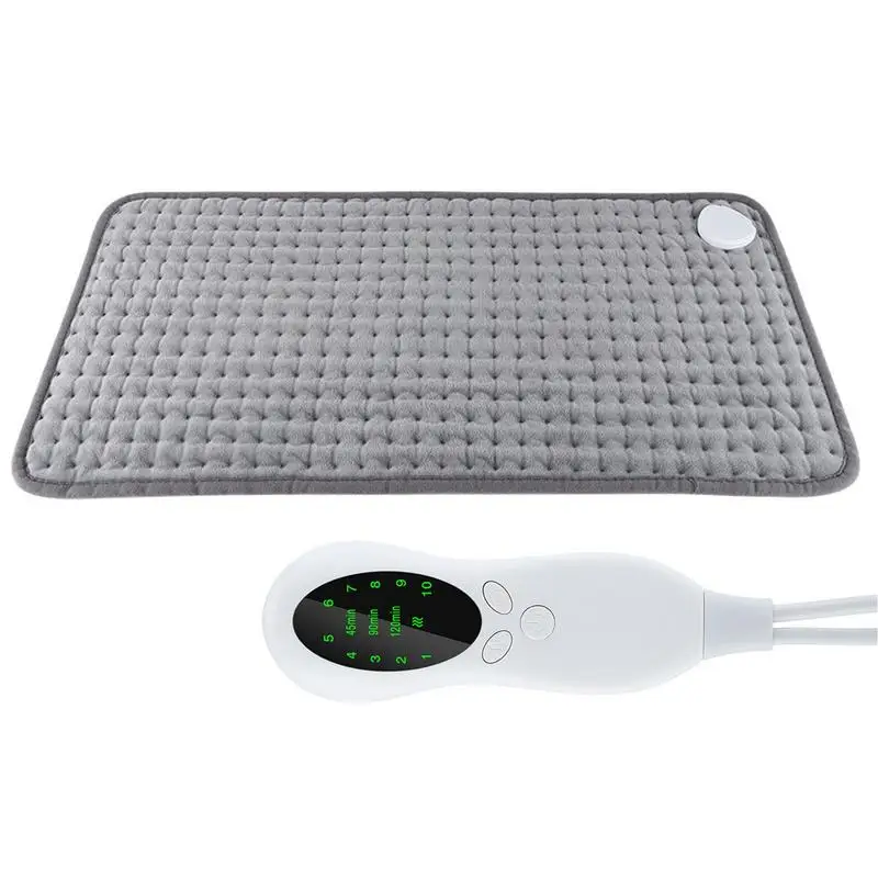 

Heated Pad For Back Electric Heat Mat With 10 Heating Settings Comfortable Heat Pads For Neck Shoulder Back Belly Body With Fast