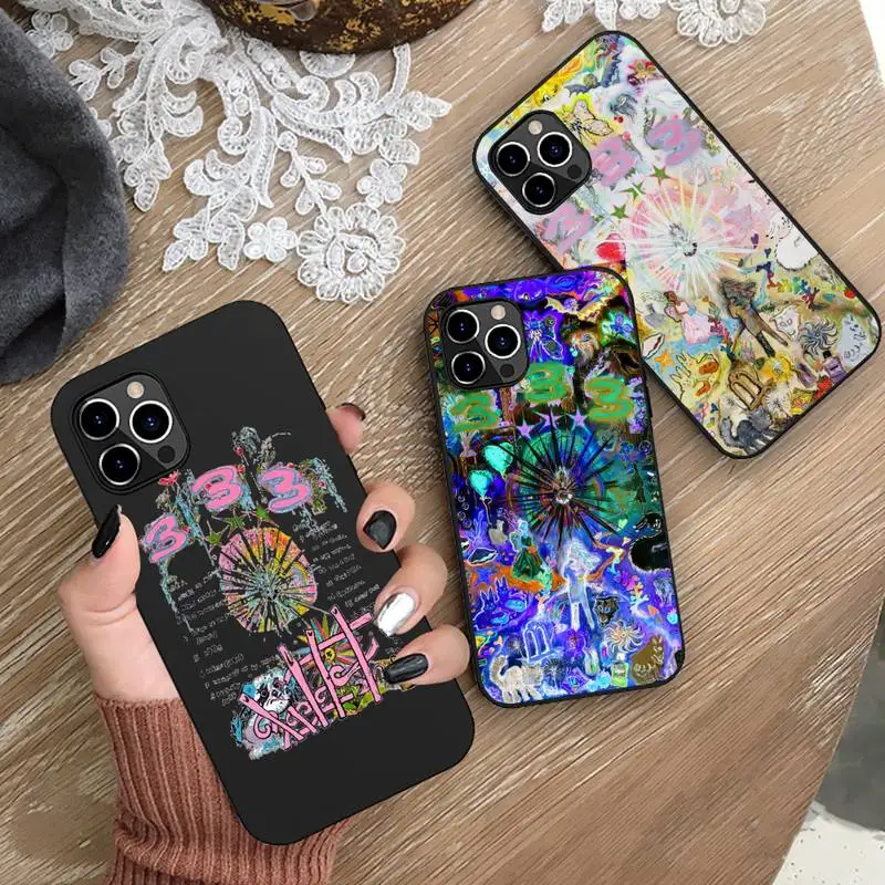 

Swedish Rapper Bladee 333 Phone Case For iphone 14 13 12 11 Pro XS MAX 8 7 Plus X XR Cover