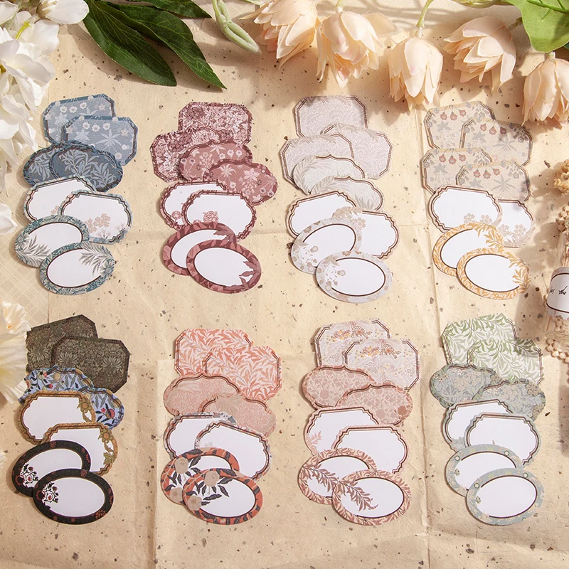 

120 Pcs/Set Vintage Style Stickers Aesthetic Jars For Spices Decor Phone Labels Art Collage Material Sticky Notes Junk Journal