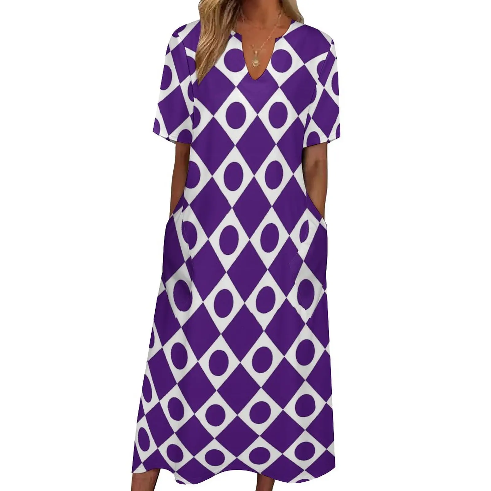 

Retro Mod Dress Vintage 60s Print Vintage Maxi Dress Korean Fashion Boho Beach Long Dresses Summer Short Sleeve Design Vestidos