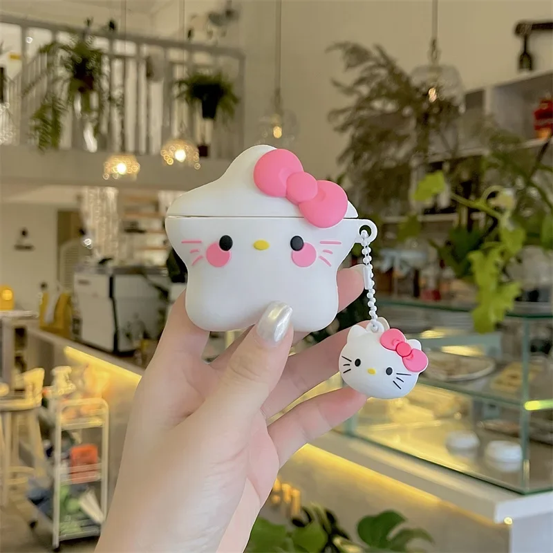 Sanrio Hello Kitty силикагель AirPods Pro Bluetooth сумка для наушников милый мультяшный мягкий