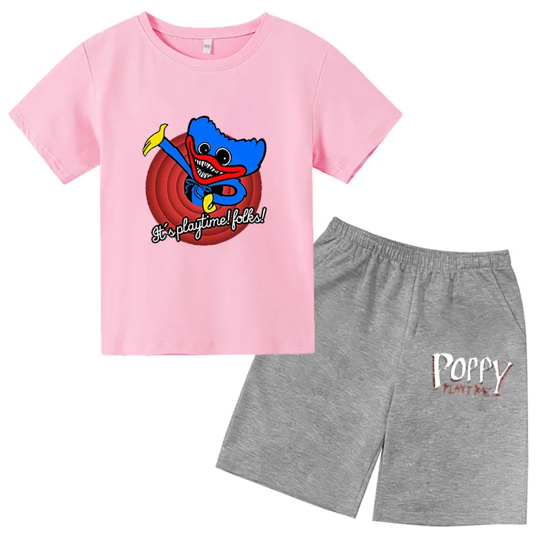 

Poppy Game Short Sleeve Cotton Boy Baby T-Shirt Suitable for Girls Clothes Comfortable Tops Cute Breathable 2022 Summer New Sale
