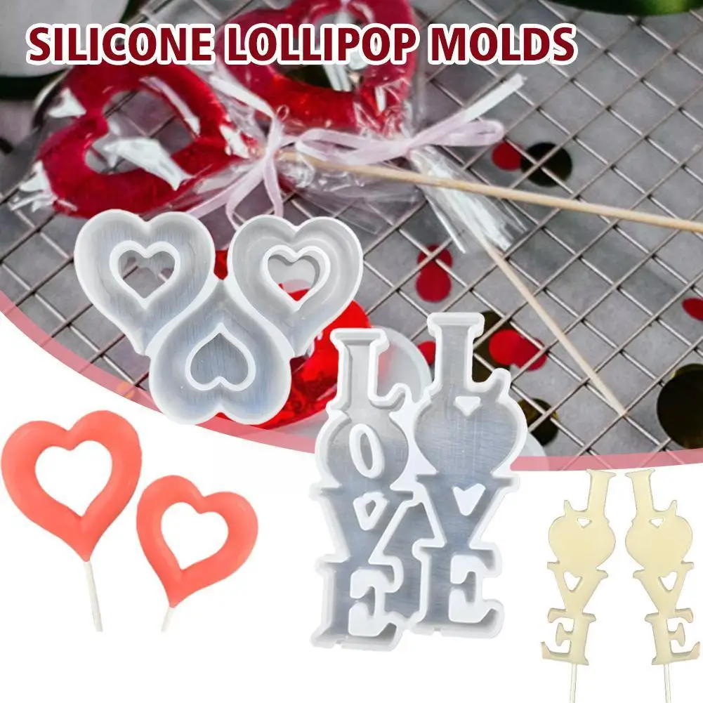 

Hollow Heart Shape Silicone Molds Easter Bunny Candy Cheese Cake Chocolate Decorating Tools Mould Rabbit Snowmen B5G4