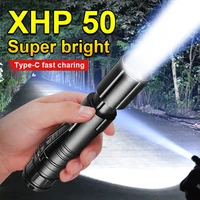 paweinuo xhp50 super power bright flashlight 4modes usb camp torch rechargeable flash light zoomable waterproof tactical lamp