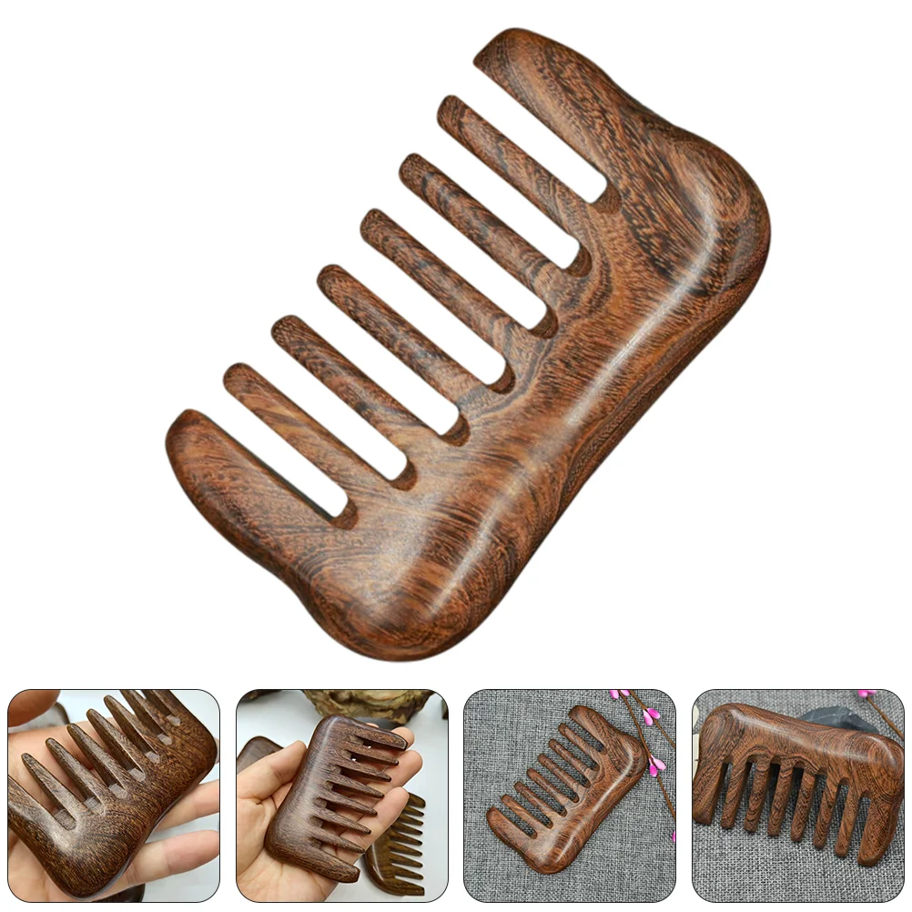 

Comb Wood Small Pocket Hair Handle Detangler Pick Curly Retro Japanese Travelchinese Wooden Guashameridian Mini Brush