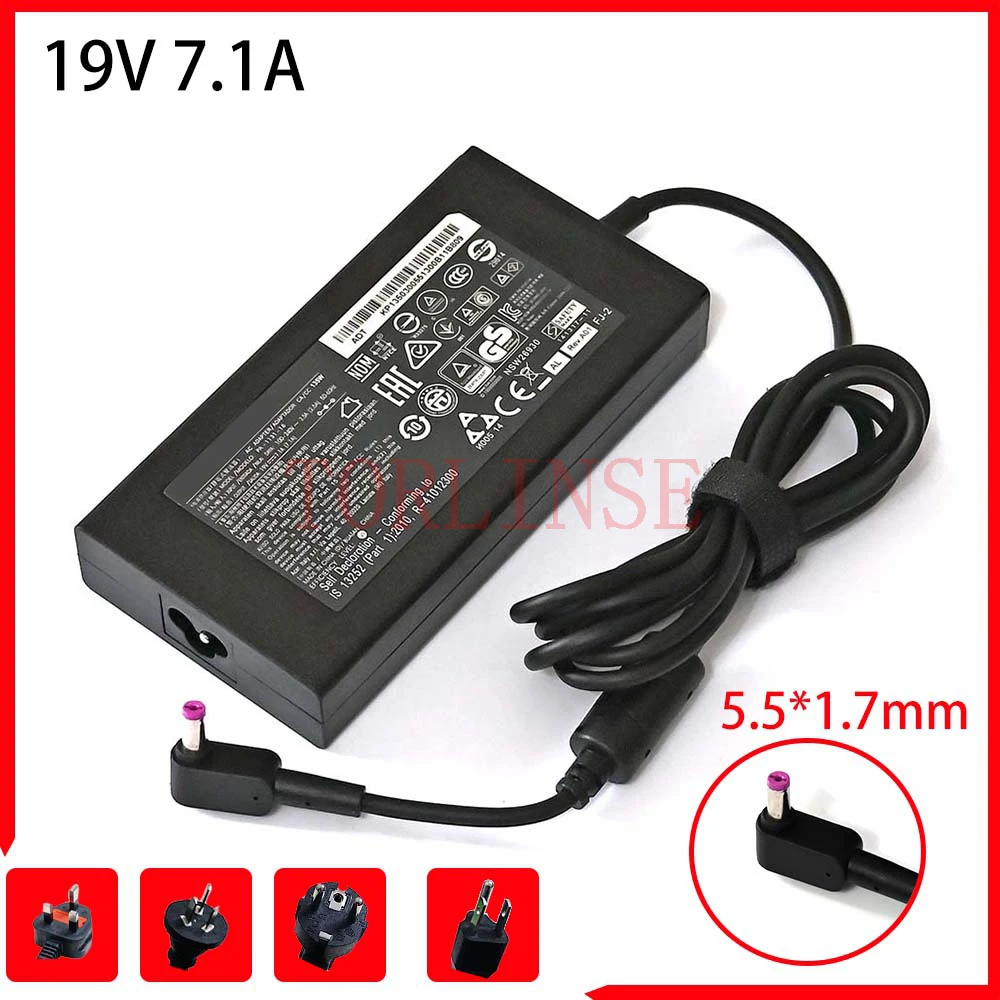 

19V 7.1A 135W Laptop AC Adapter Charger For ACER Aspire V17 Nitro 5 np515-52 pa-1131-16 ADP-135KB VX5 VN7-792G-59CL