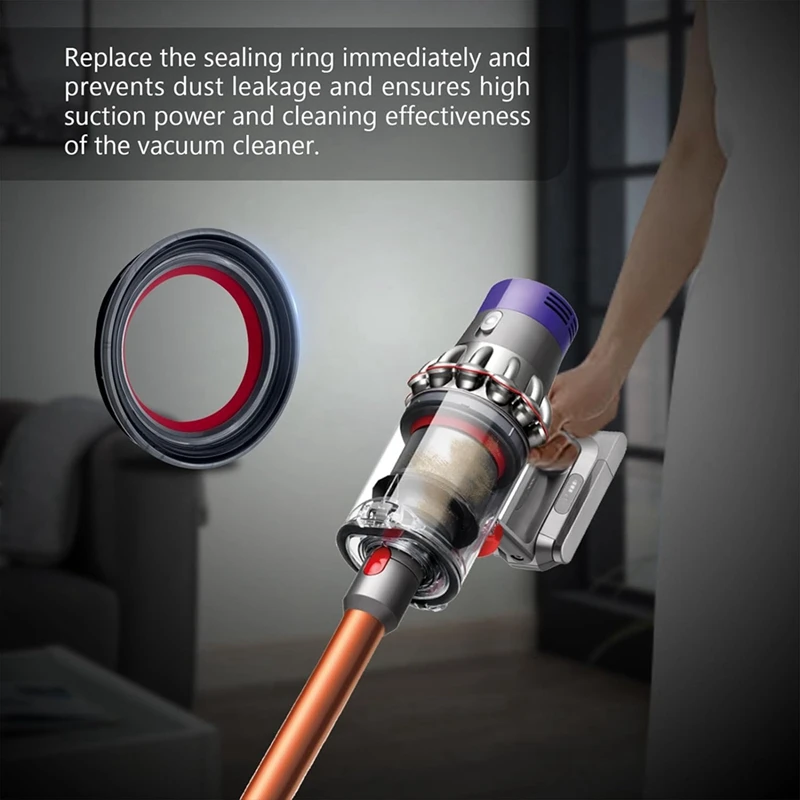 Верхнее фиксированное уплотнительное кольцо пылесборника для Dyson V10 SV12 запасные