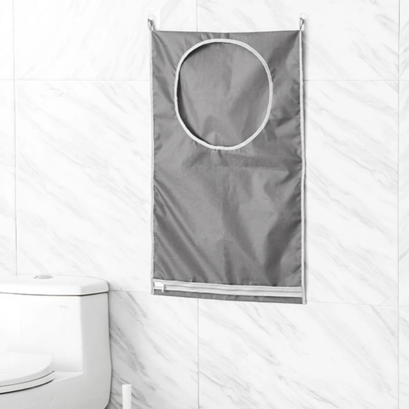 

Складная корзина для белья, органайзер для грязной одежды, настенный подвесной мешок для белья в ванной комнате, сетчатый мешок для хранени...