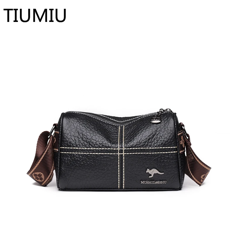 

Women Tote bag Genuine Leather Women's bag High Quality Cowhide Handbag Fashion Women Shoulder bag Designer Female Messenger Bag