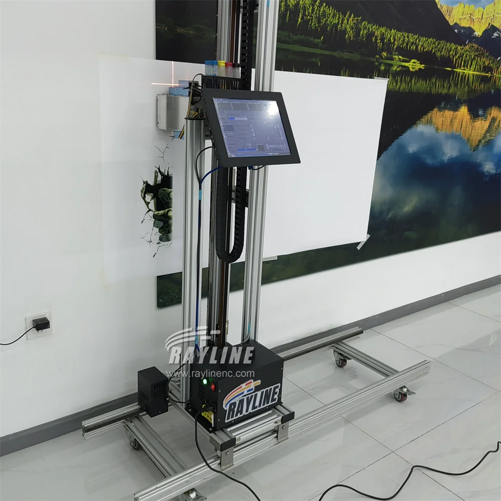 3D Настенный УФ-принтер плоский умный вертикальный настенный принтер цифровая