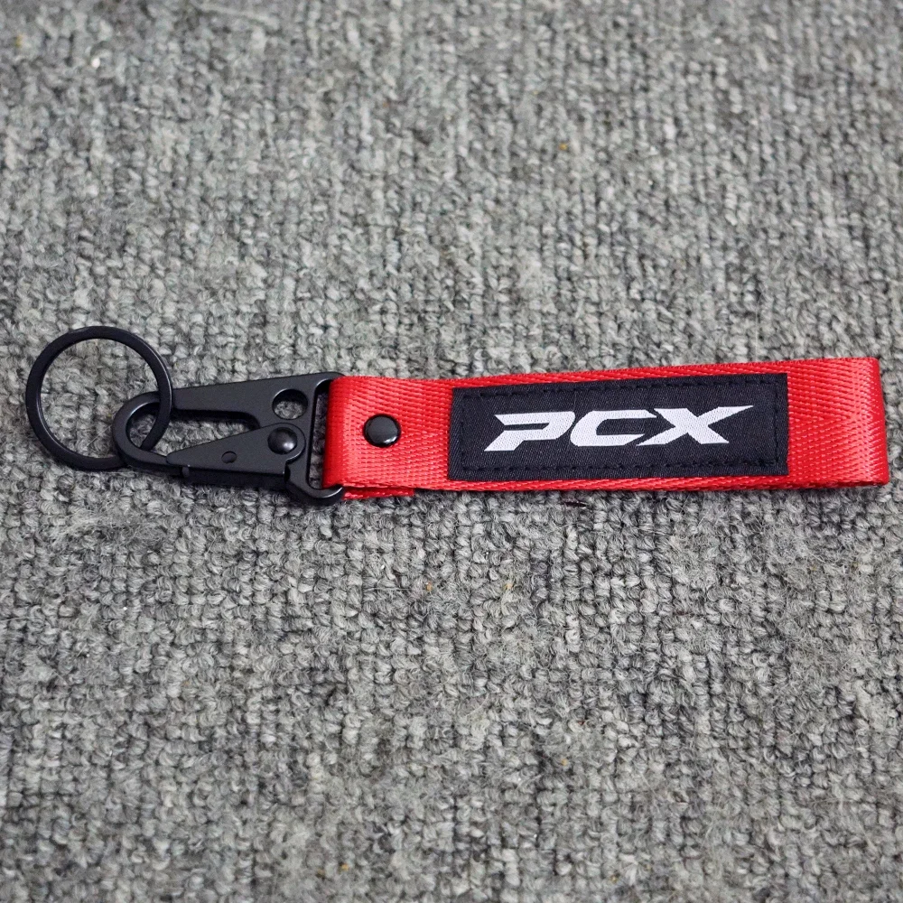 

3 цвета мотоциклетный 3D брелок с вышивкой, аксессуары для ключей для Honda PCX 125 150 160 PCX125 PCX150 PCX160 2013 - 2023 2024