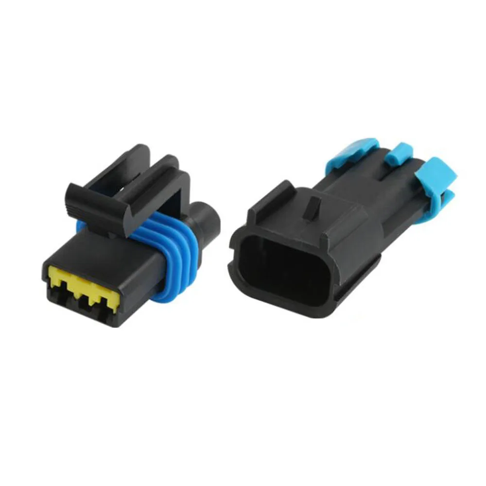 

100SET DJ7025C-2.8-11/21 include terminal seal automotive waterproof connector 2 pin female male cable plug