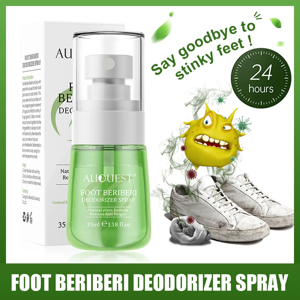 

Foot Odor Spray Anti Fungal Deodorant Spray Foot Odor Remover Itching Sweat Athletes Foot Treatment Deodorant Spray Feet Care