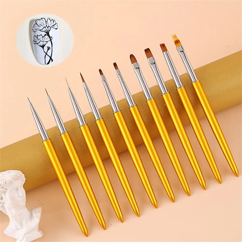 

Кисть для нанесения акрилового гель-лака для ногтей