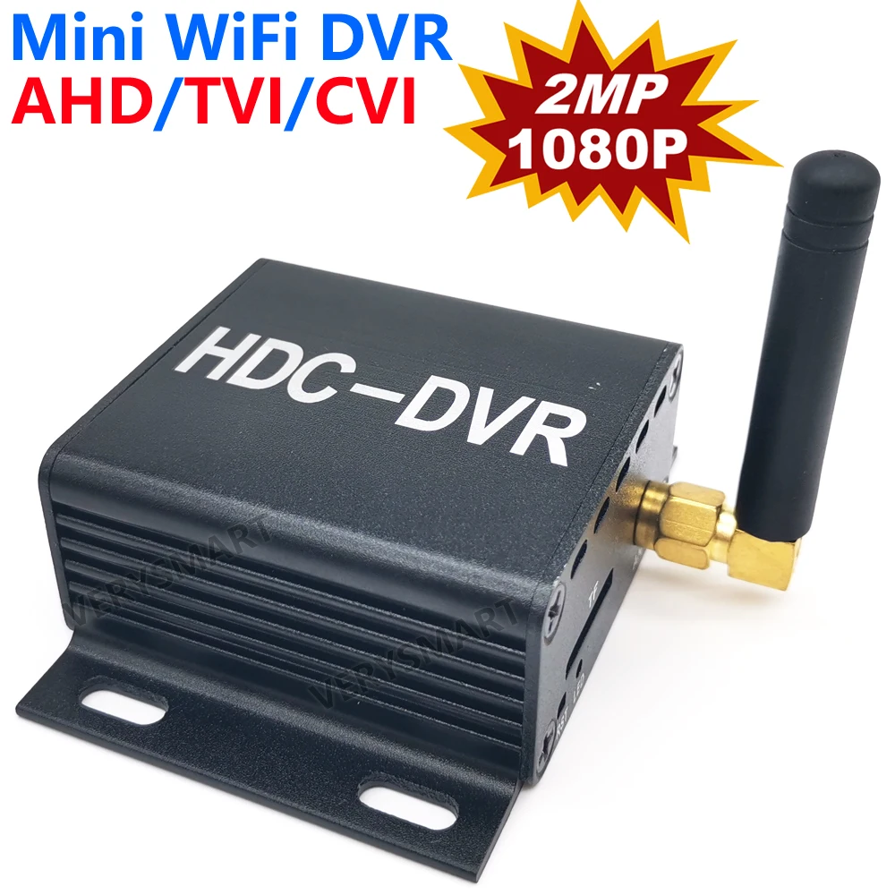 

Mini WiFi DVR Video Recorder 2MP HD P2P CCTV Car DVR System For AHD/TVI/CVI/1080P Cameras Support Motion Detection Alarm TF Card