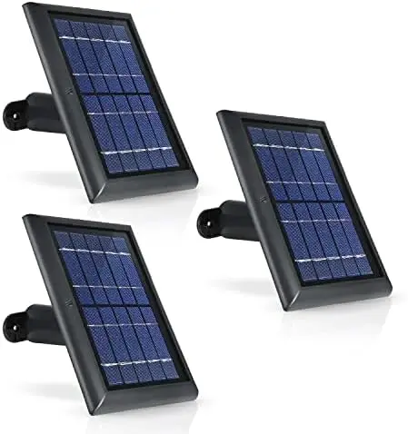 For 6V Solar Panel with 13.1ft/4m Cable Compatible with Arlo Ultra/Ultra 2, Arlo Pro 3/Pro 4, & Arlo Floodlight ONLY (3-Pack