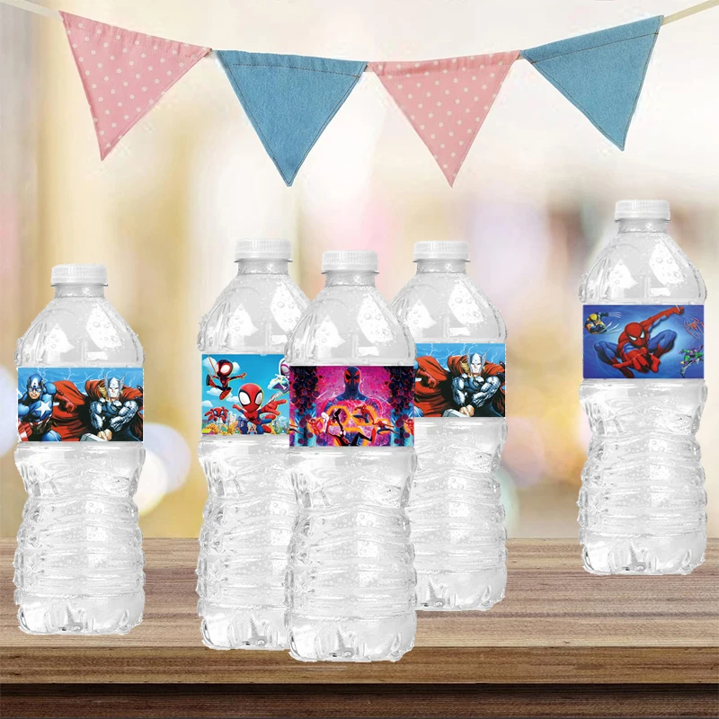20 шт. водонепроницаемые наклейки на бутылки с водой