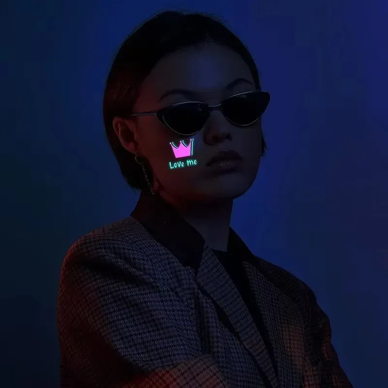 10 шт. набор светящихся татуировок временные цвета светящиеся водонепроницаемые