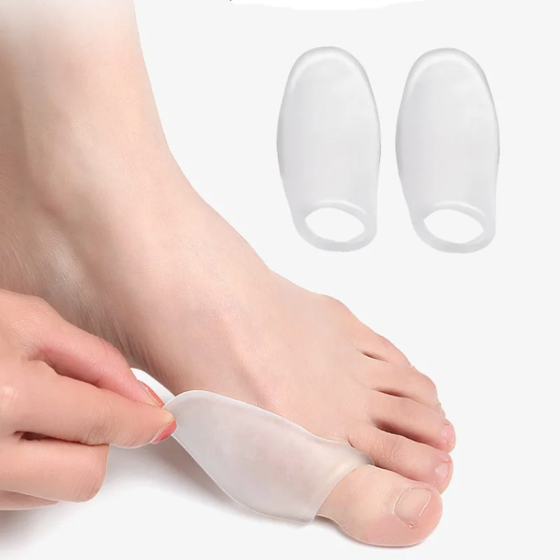 

40Pcs=20Pairs Silicone Gel Thumb Corrector Bunion Toe Protector Separator Hallux Valgus Finger Straightener Foot Care Pain Relif