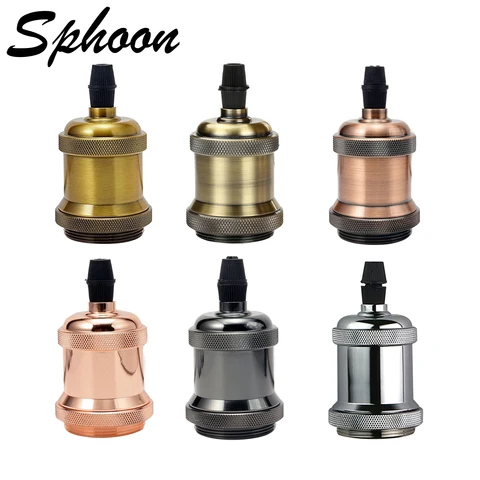 Sphoon Антикварный цоколь для лампы E27 алюминий