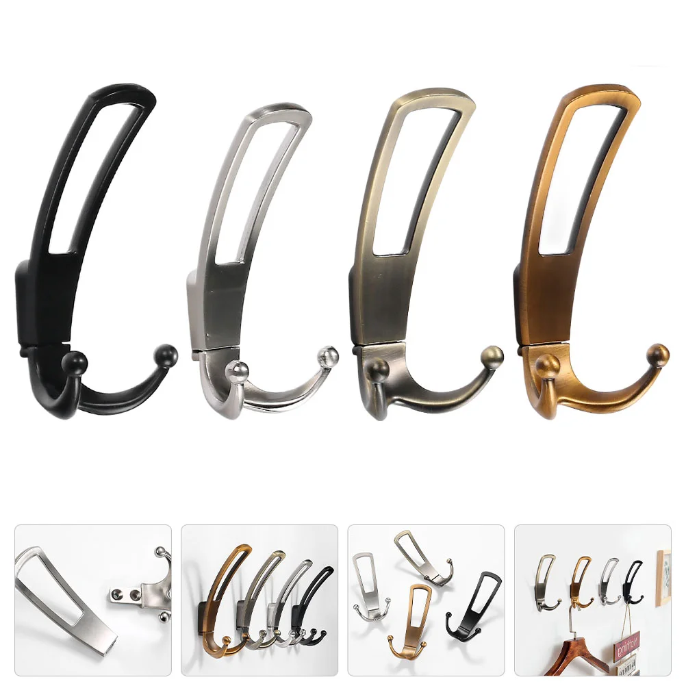 

4 Pcs Hooks Bathroom Hat Hook Wall Mount Hooks Wall Clothes Hook Coat Hooks For Keys Clothes Coat Wall